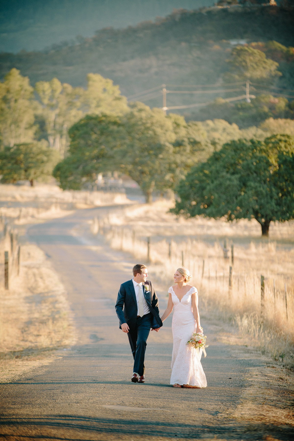 Outdoor wedding at Beltane Ranch in Sonoma.