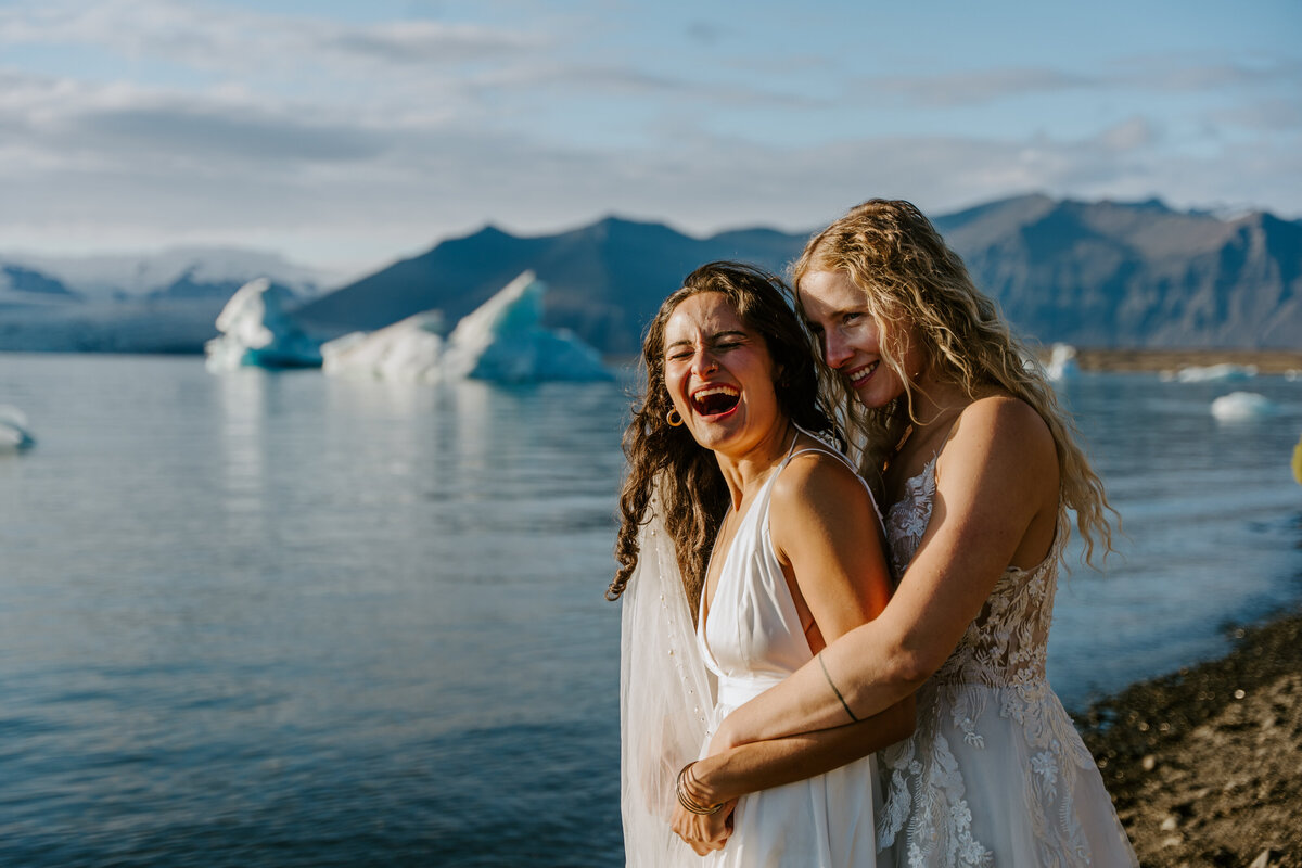 Diamond Beach Iceland Elopement