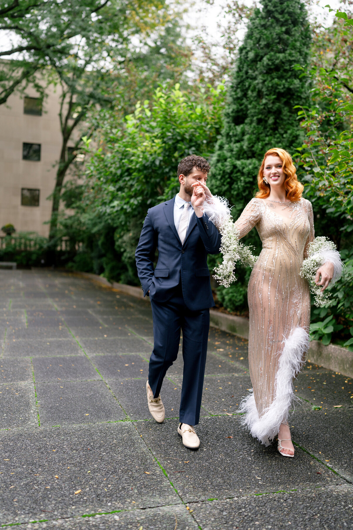 Berlez-Aspen-Avenue-Chicago-Wedding-Photographer-Glam-Atelier-Clair-De-Lune-Vintage-Bob-Mackie-Sheer-Beaded-Gown-Luxury-Engagement-Art-Institute-of-Chicago-South-Garden-23