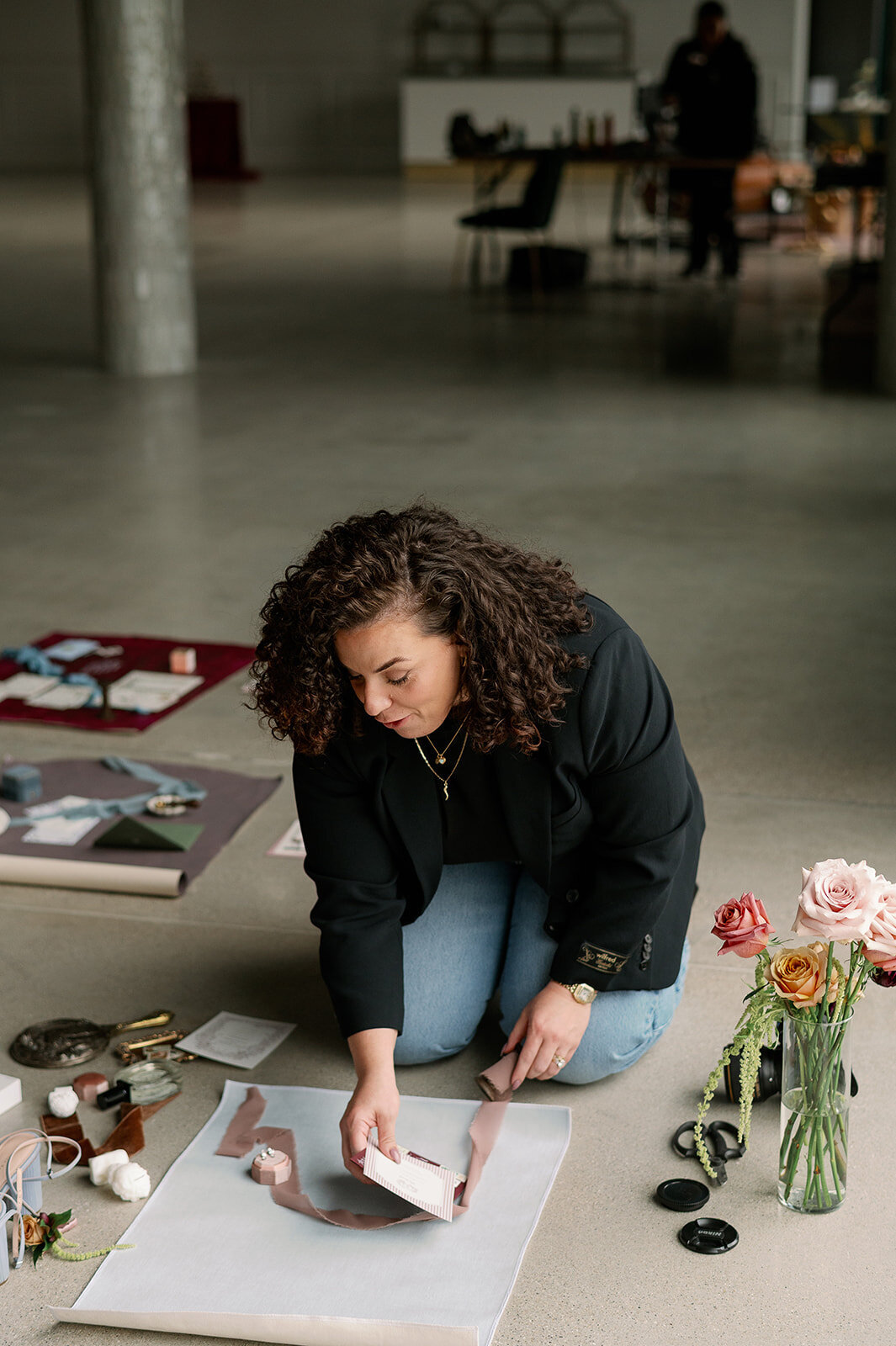Chicago's top photographer hosting workshop at new blank slate perfect backdrop event and wedding venue
