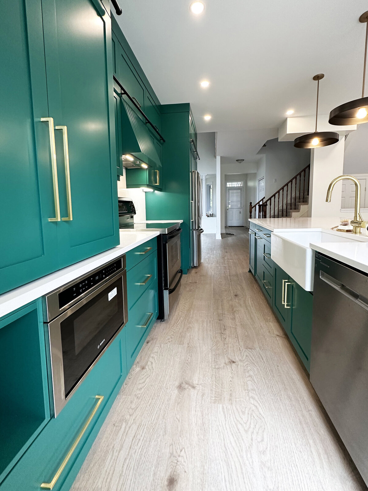 Emerald Green with Envy Kitchen Renovation Interior Design (25)