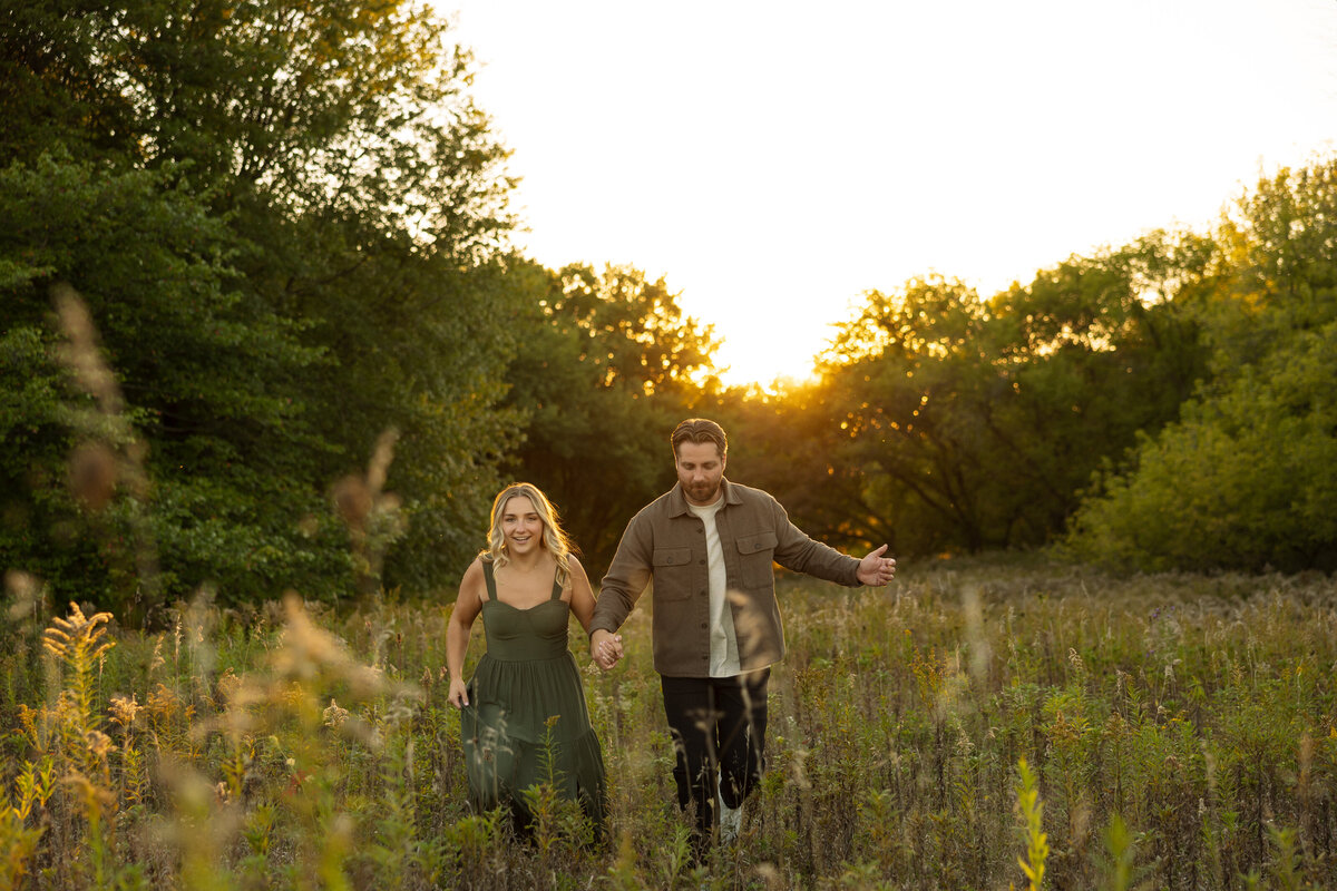 Wisconsin State Park Engagement Photographer Pike Lake South Kettle Moraine Unit Creative Couples Session-277