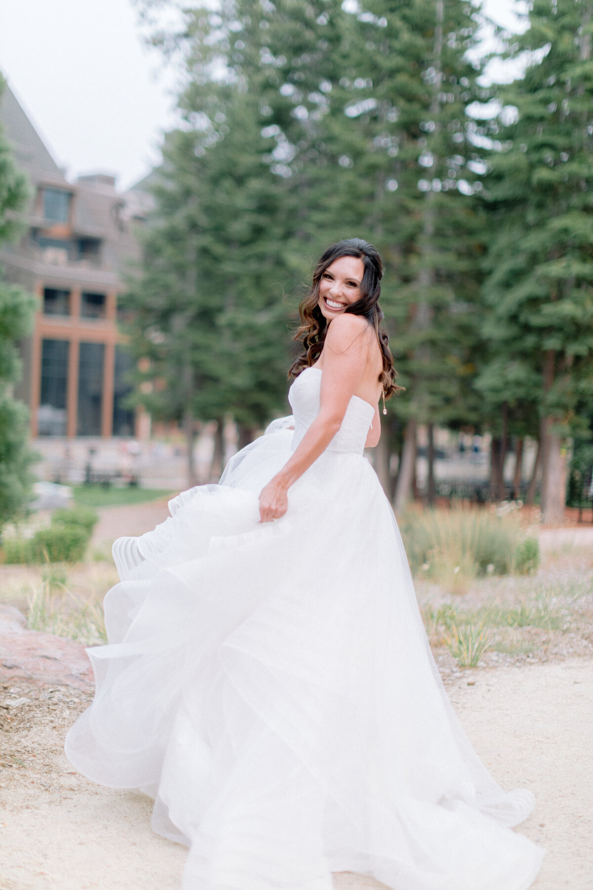 The Ritz Carlton Lake Tahoe bridal portrait Sikora Events