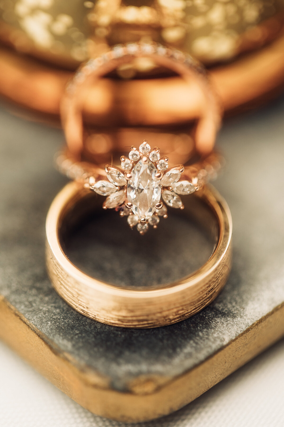 Wedding Photograph Of Diamond Wedding Ring Los Angeles