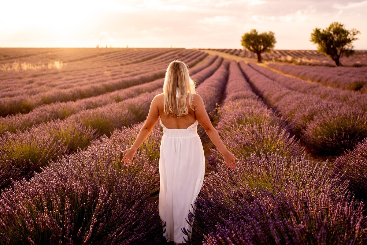 Provence Lavender Field Photoshoot