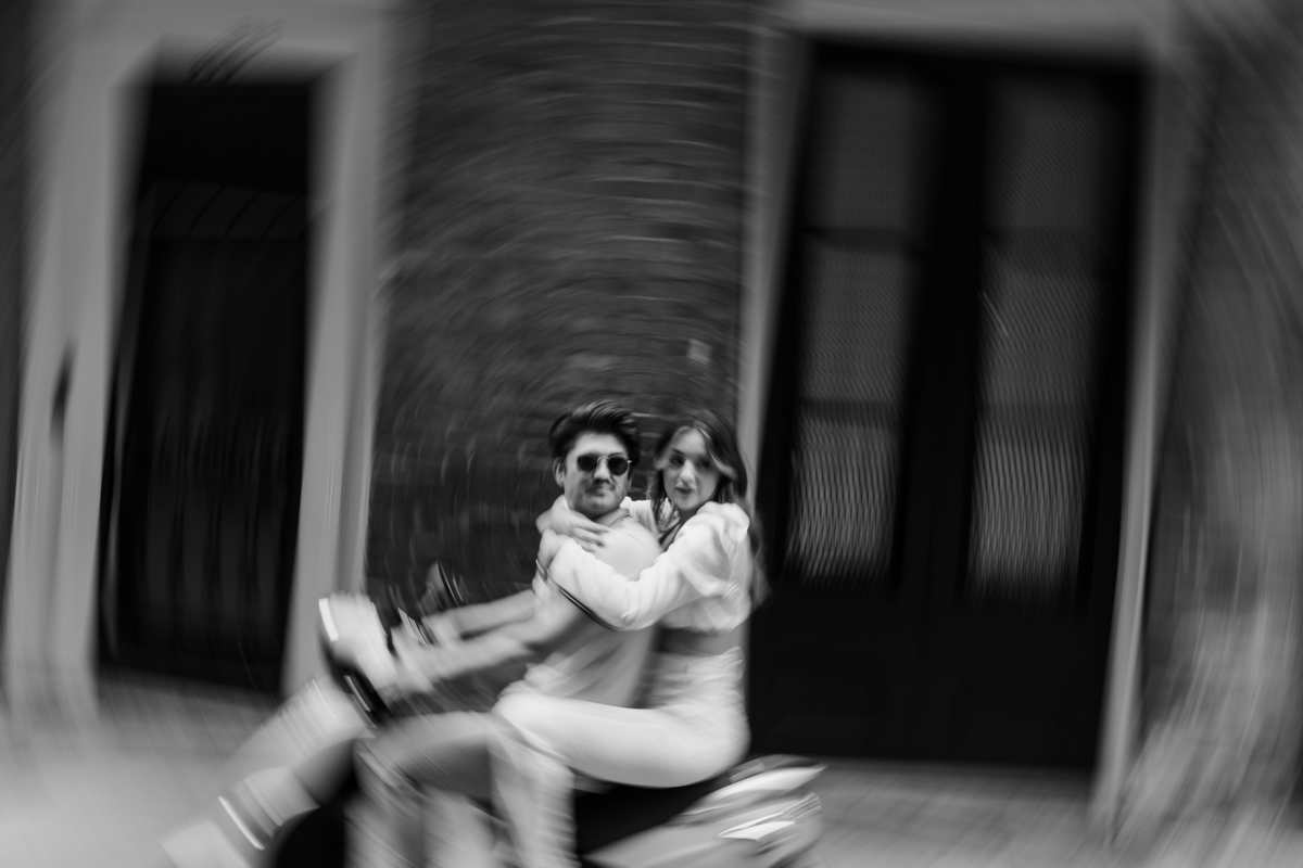 New Orleans French Quarter Vespa Couples Session | Carly Crawford Photography-15