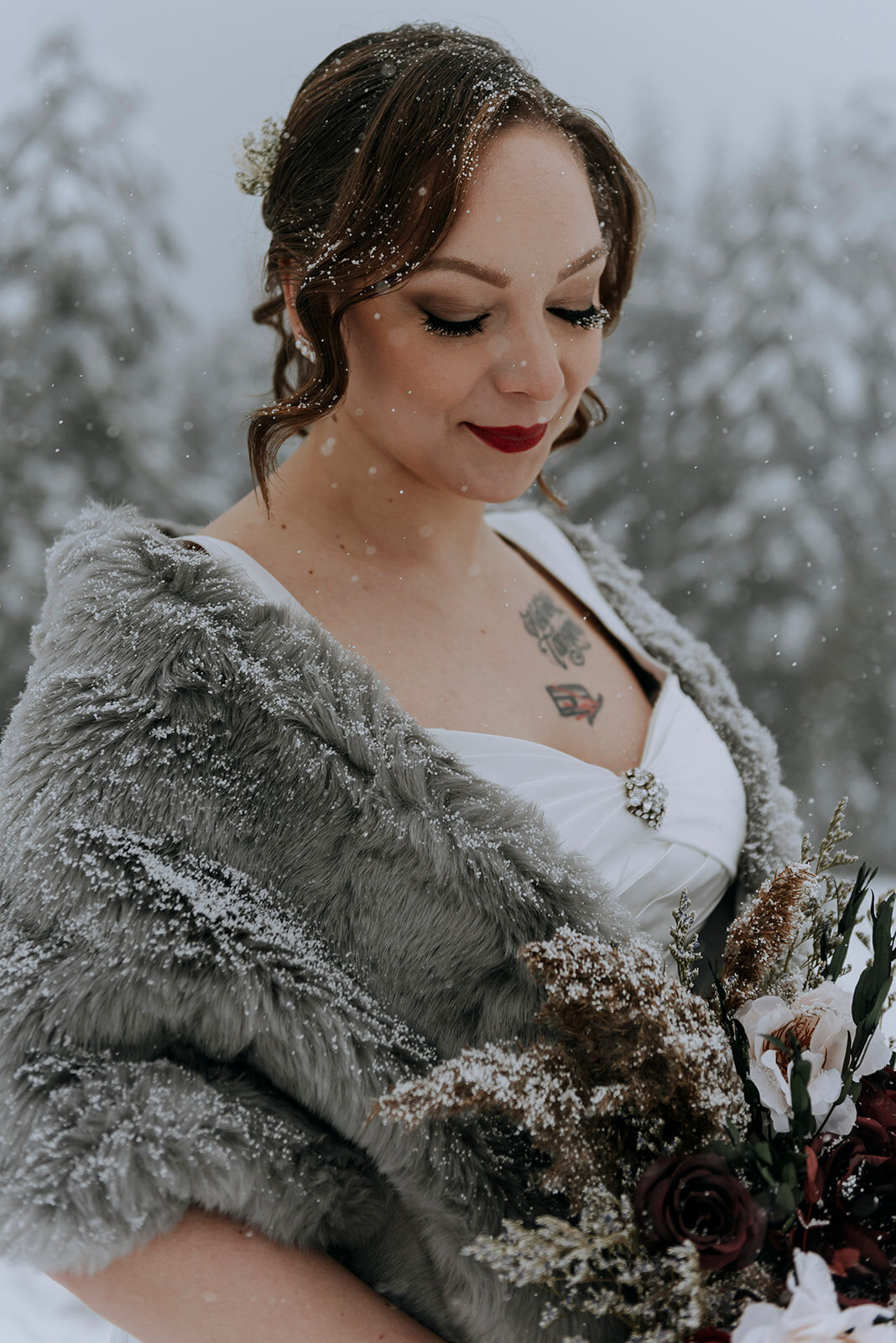 Mount Seymour Winter Ski Elopement30