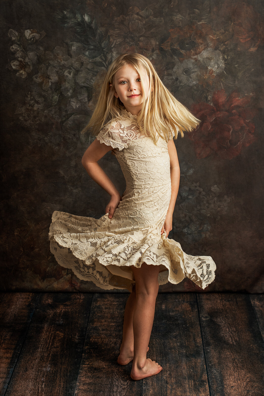 young child dancing photography