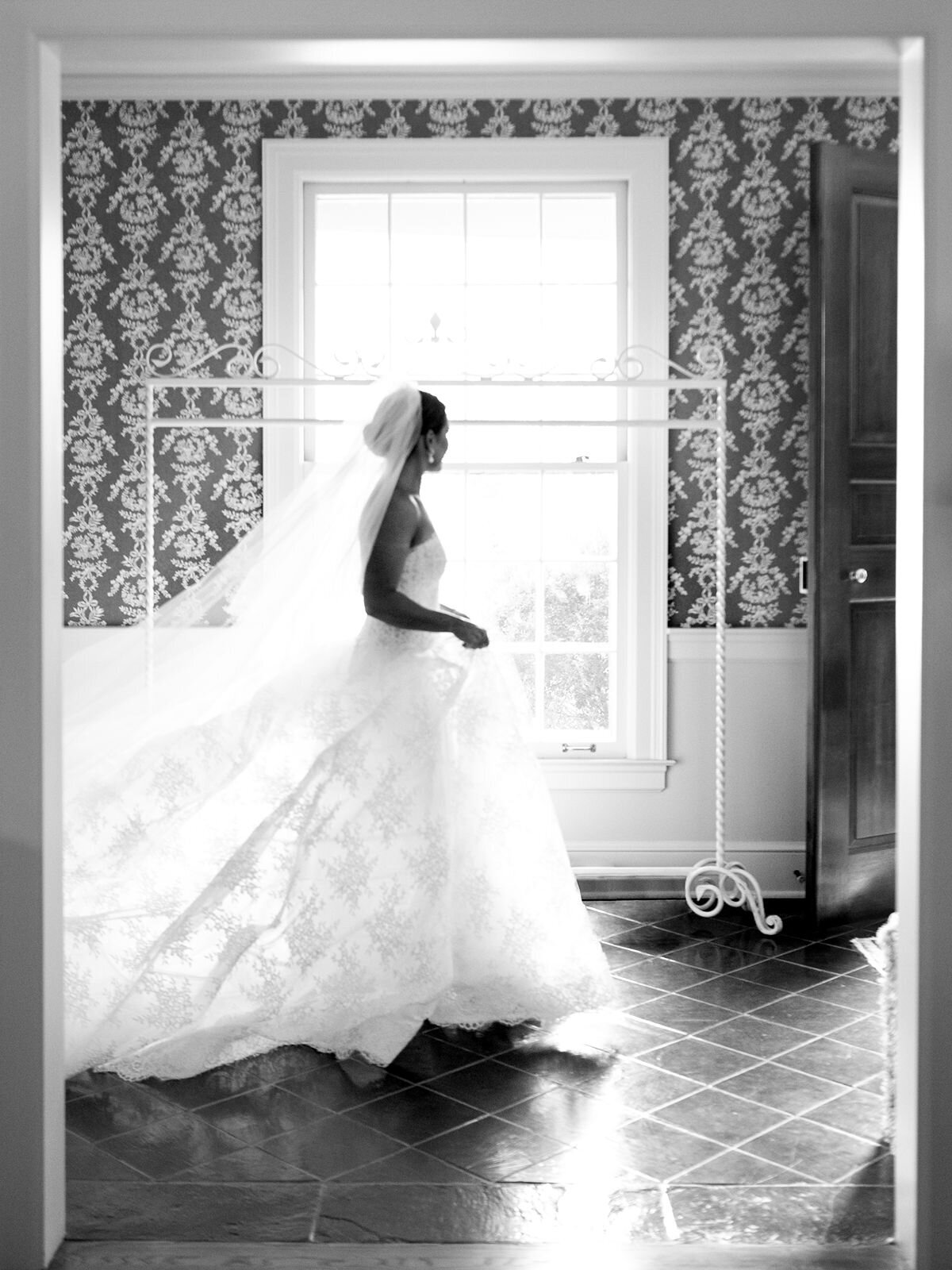 black-and-white-bride