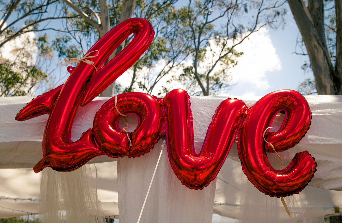 wedding love balloon