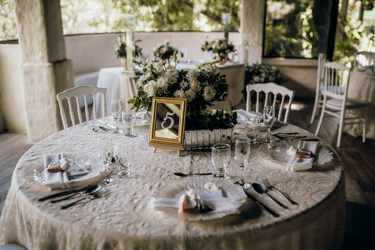wedding reception table layout
