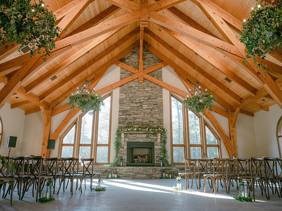 The Lodge Wedding Venue Ceremony Indoor Chapel