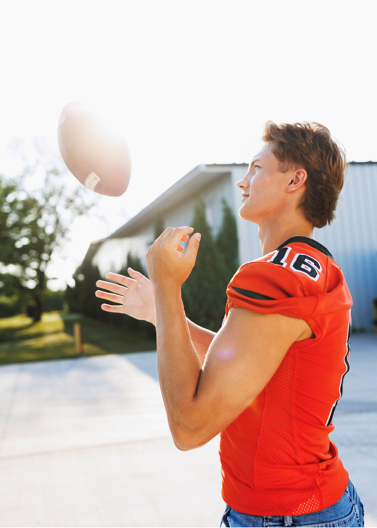 Princeton Football Senior Pics Brody Kok