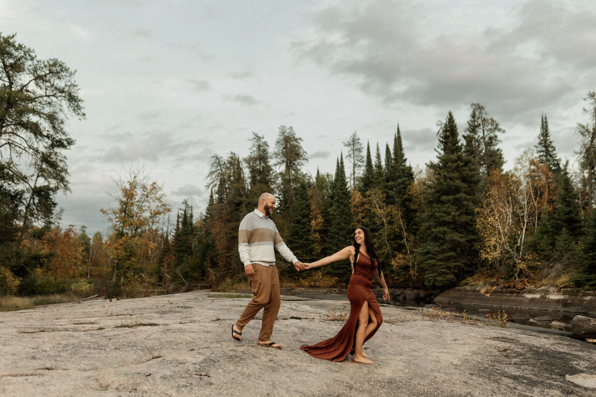 Adventure Engagement Photos Sunset Water 014