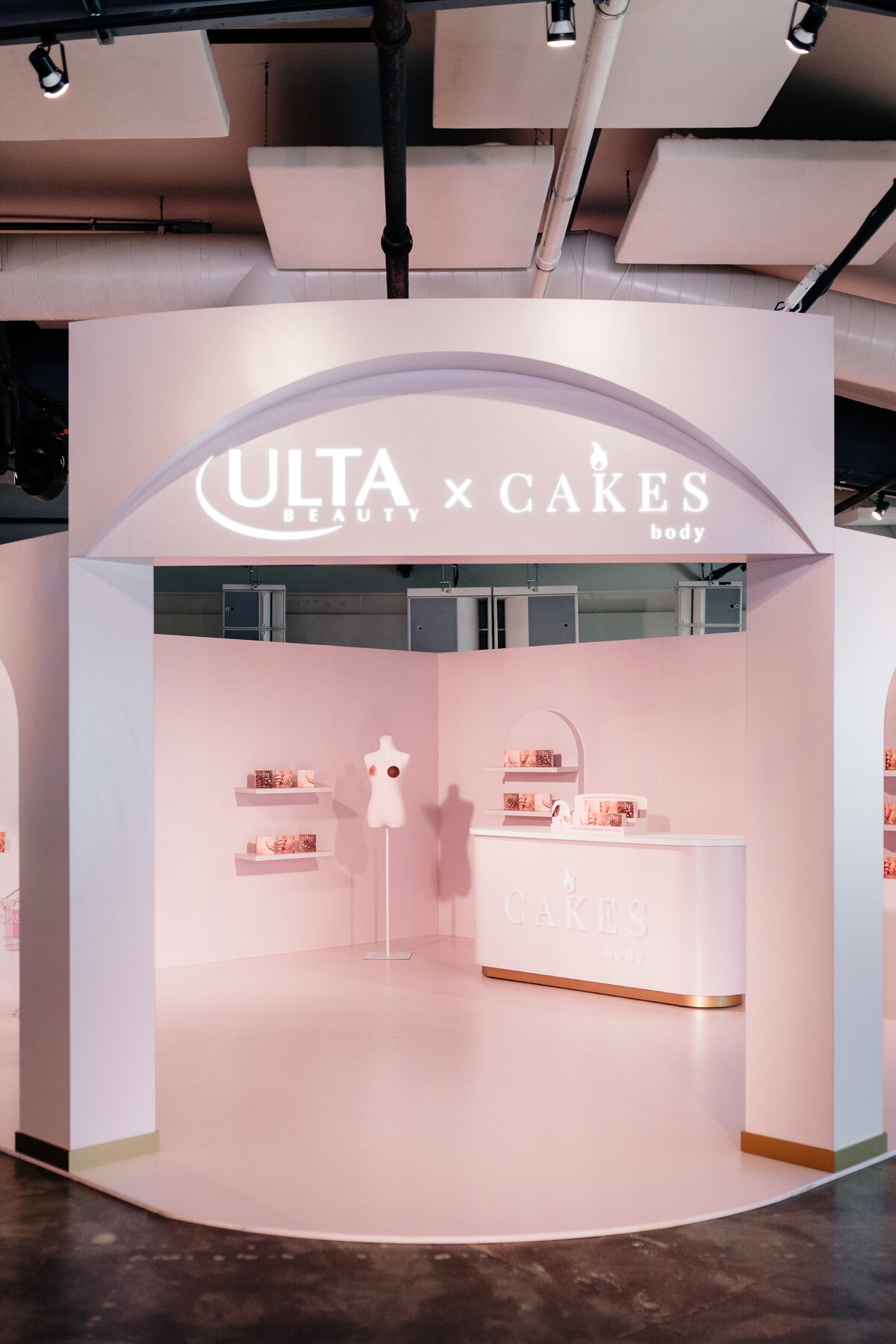 Cakes Body influencer event by The Works Collective | experiential event design in Los Angeles.