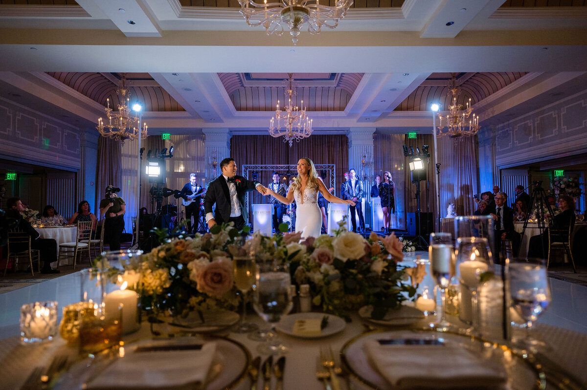 first dance with bride and groom