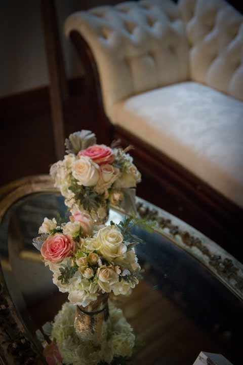romantic vase arrangements for the Bachelorette engagement party