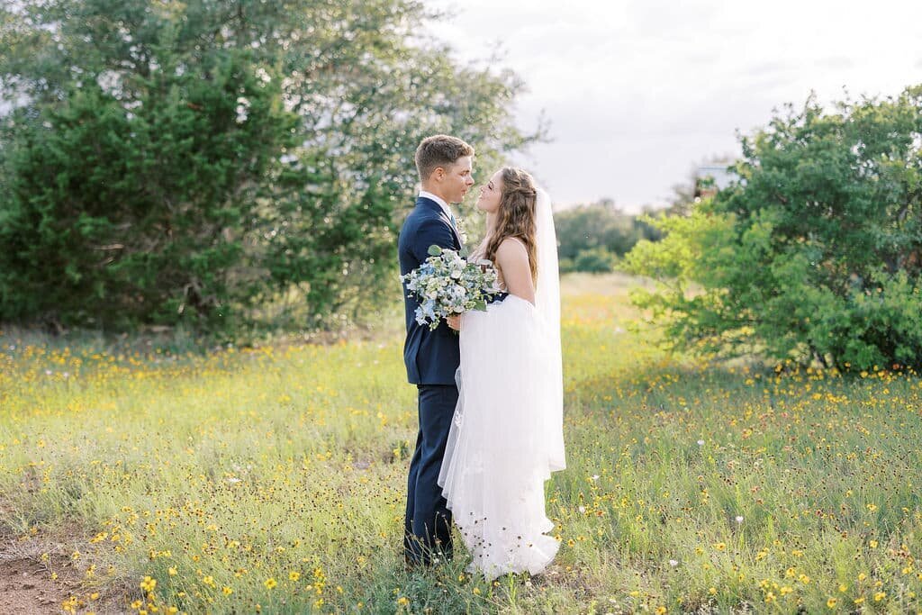 wedding at equine ranch in texas hill country