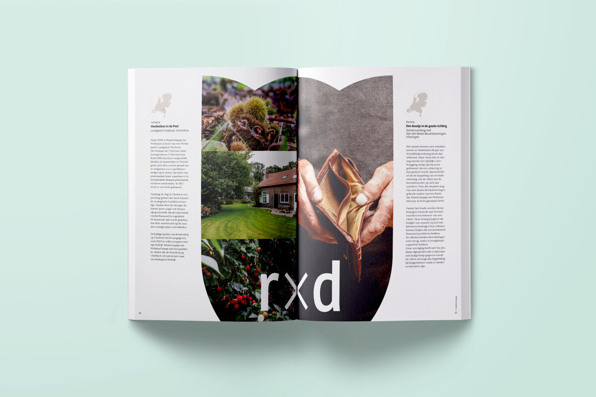 Jubileum magazine Ruimte om te delen ontwikkelt voor het Maatschappij van Welstand ter ere van hun 200-jarig bestaan. Begeleiding, productie, redactie en ontwerp magazine door Bladkamer.
