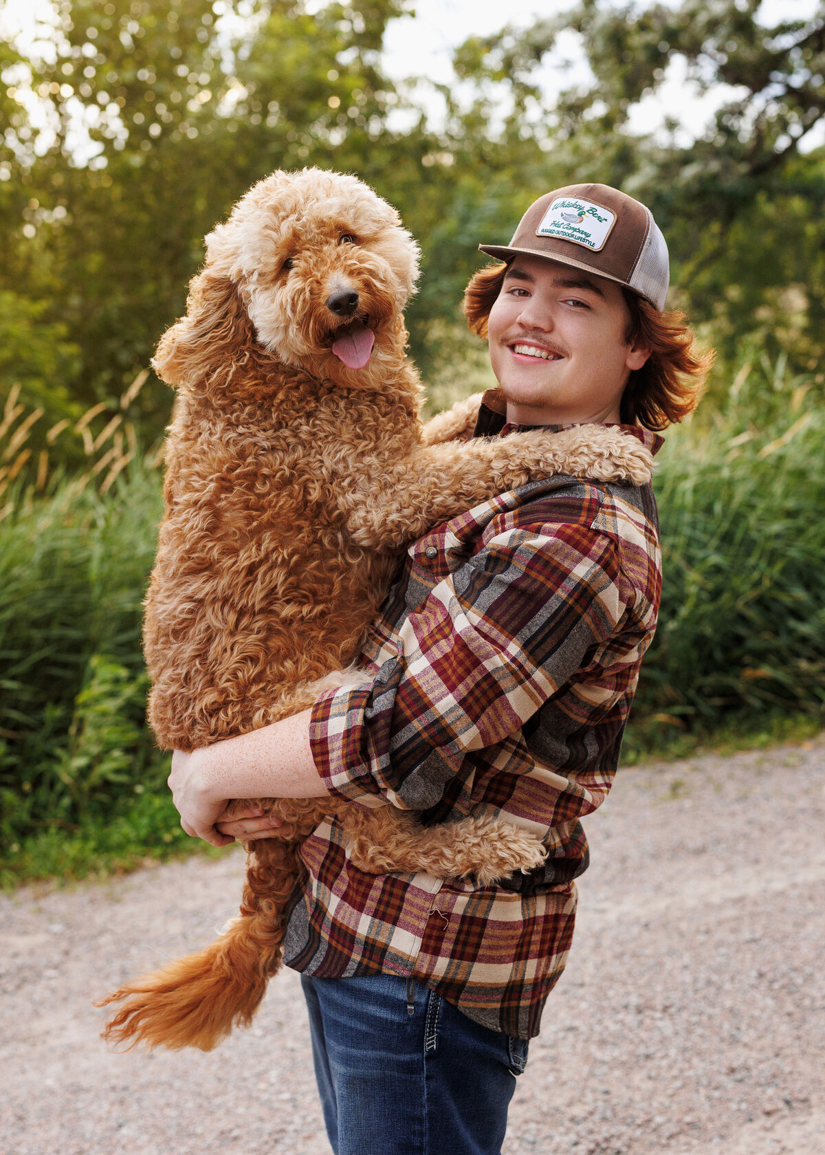 Senior Pics with Dog Minnesota