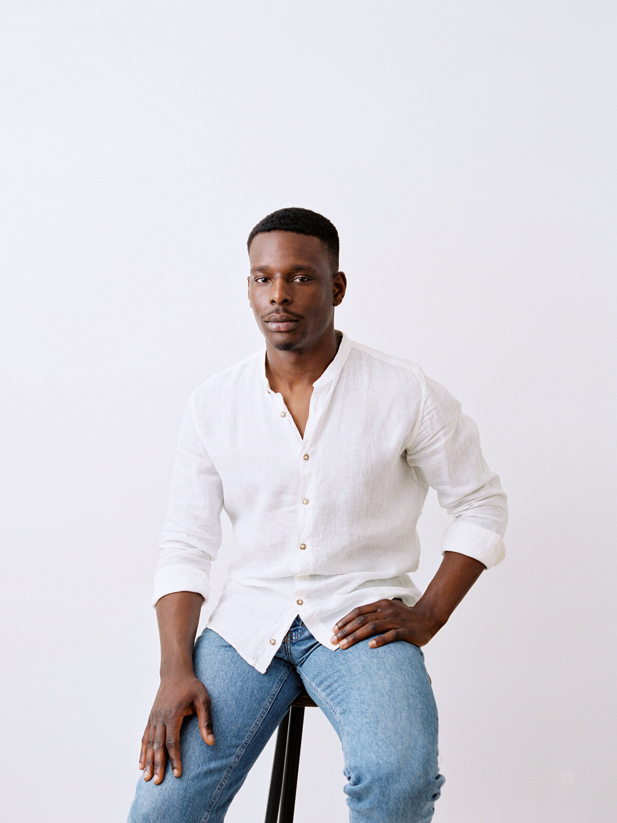 In-studio portrait photography session in Naters, Valais, Switzerland - 9