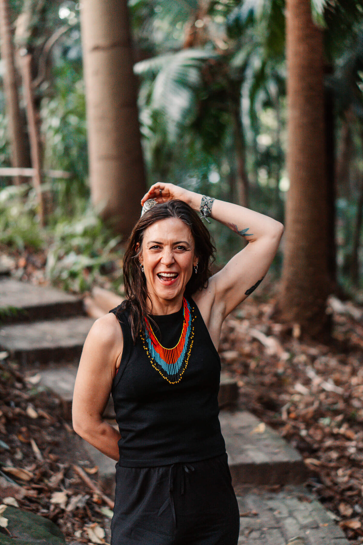 13- forest spiritual yoga photos Emma yogaroo Australia