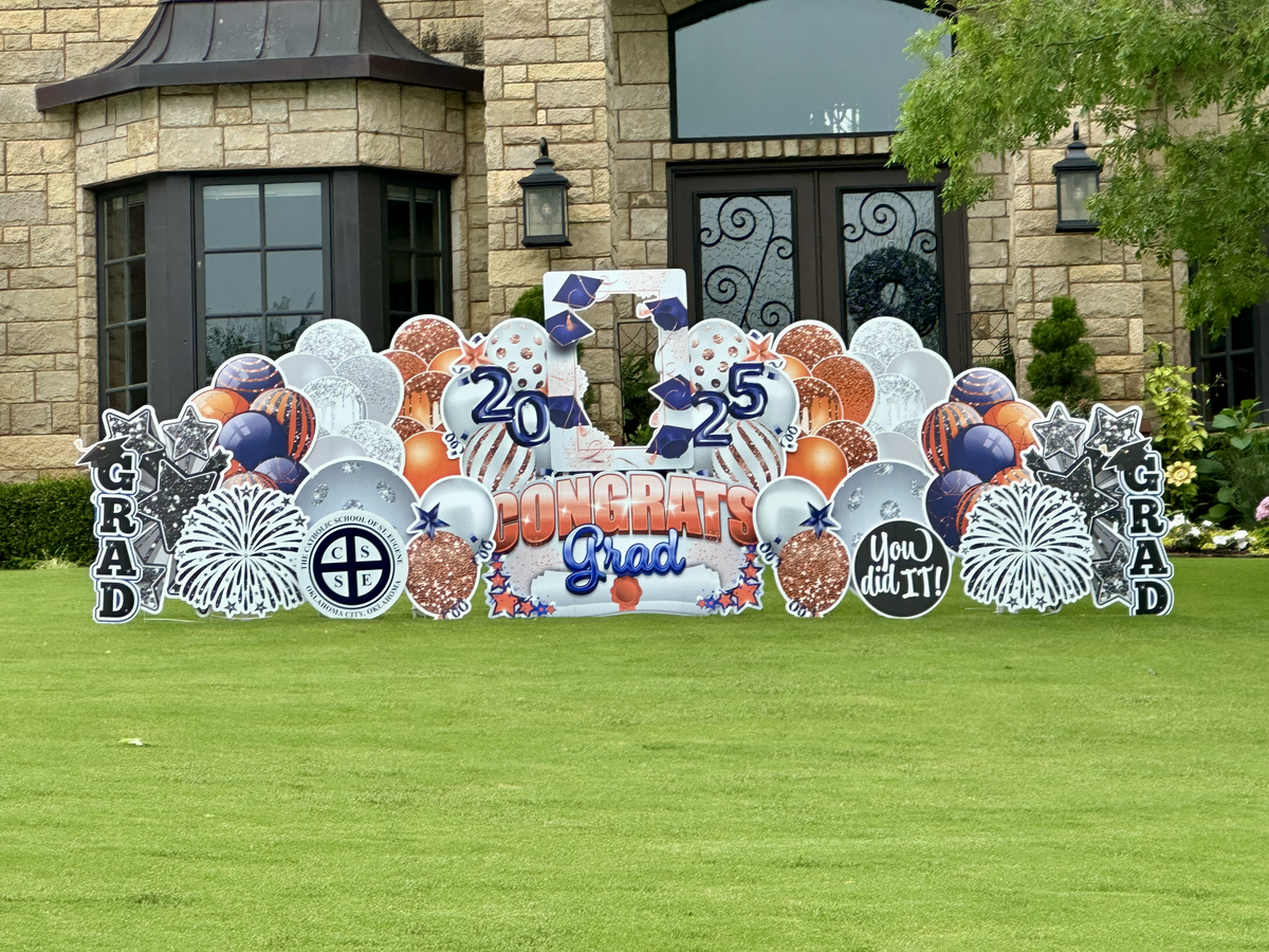 Simply Sign It is a yard greeting sign rental company servicing Edmond, NW OKC, Piedmont, and Deer Creek. Create a yard greeting sign for your home, organization, or school.