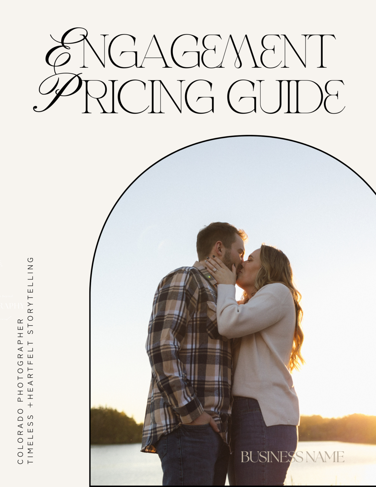 Modern Engagement Photography Pricing Guide Template