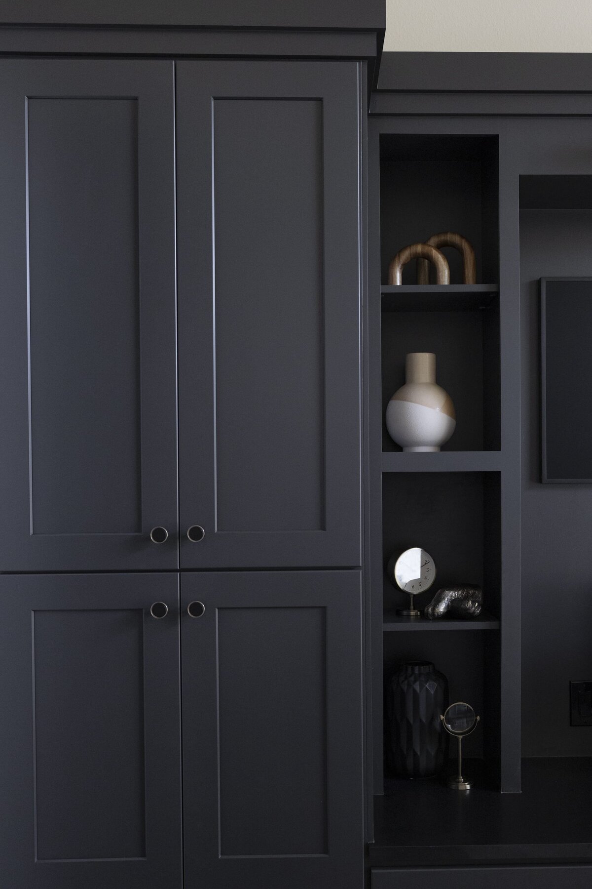 dewine design orlando interior designer windermere full home renovation dark moody office cabinets