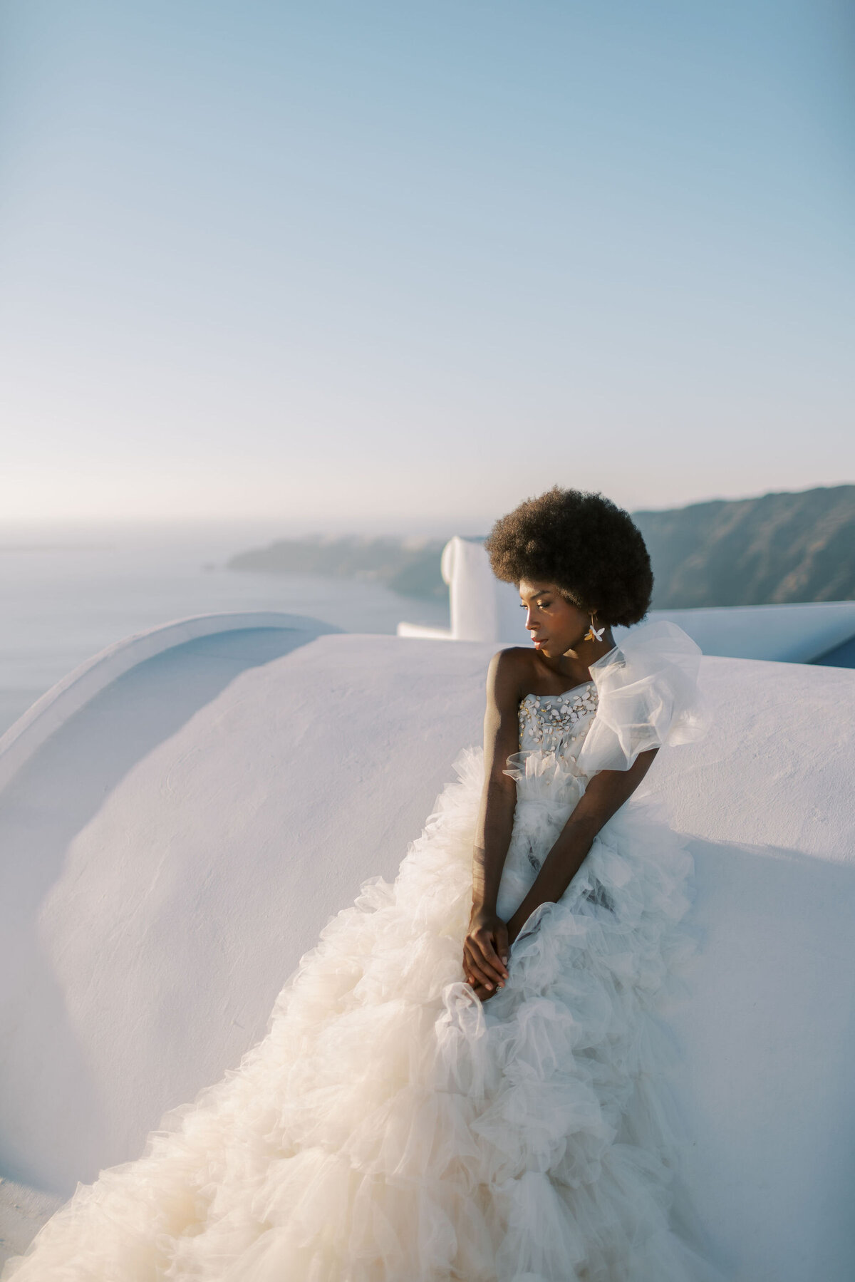 Greece Bridal Session Rocabella Santorini Millia London Gown Vicki Grafton Photography696