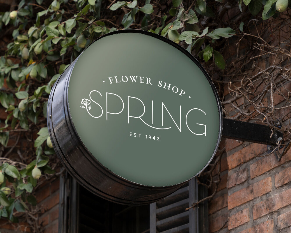 outdoor signage logo design