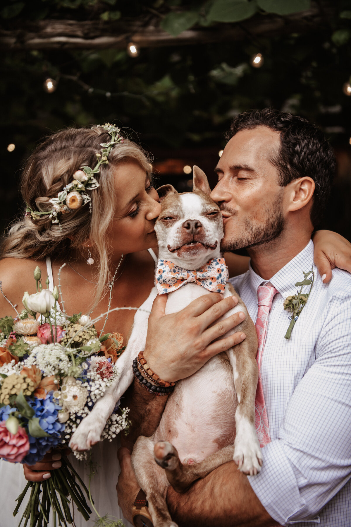 CT Wedding Dogs Cait Fletcher Photography