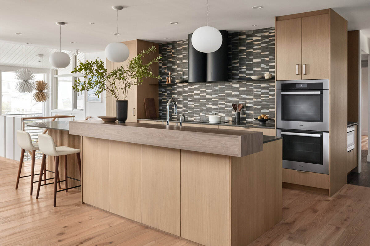 Guard house kitchen island