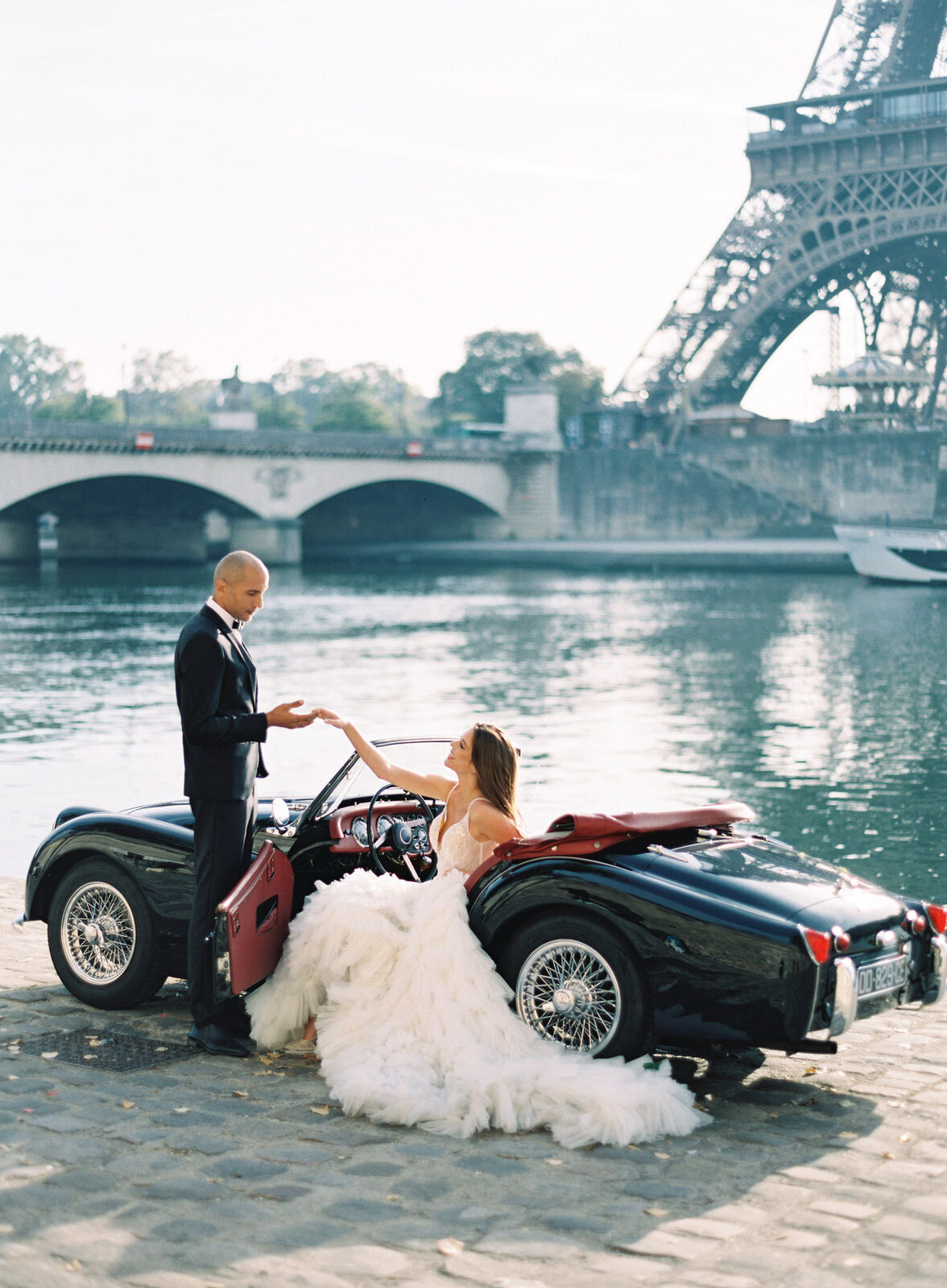 Modern Film Wedding Photography in Paris France 1