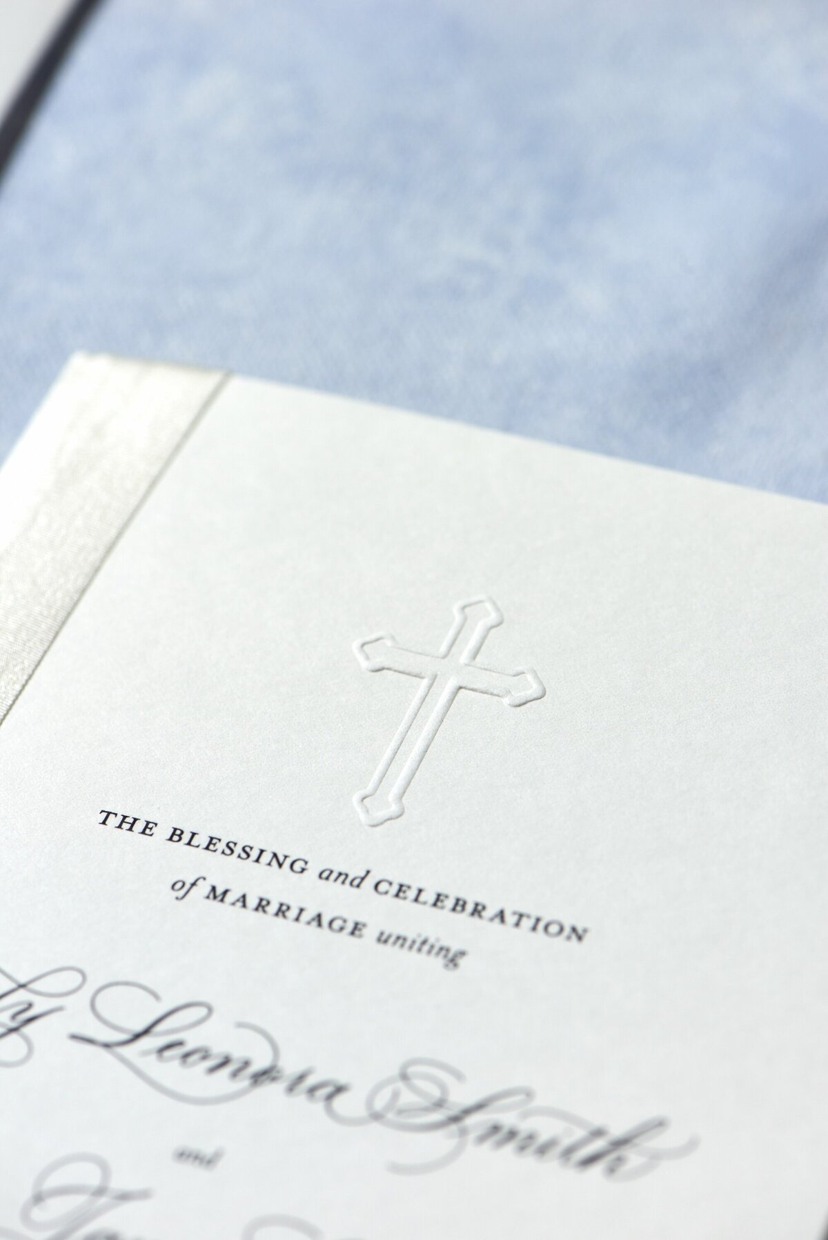LowcountryPaperCo_Emily&TJ_Program_BlindEmboss