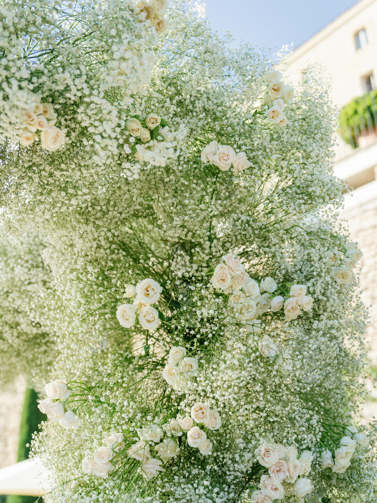 Wedding_Ceremony_White_Arch_Roses_Babys_Brath