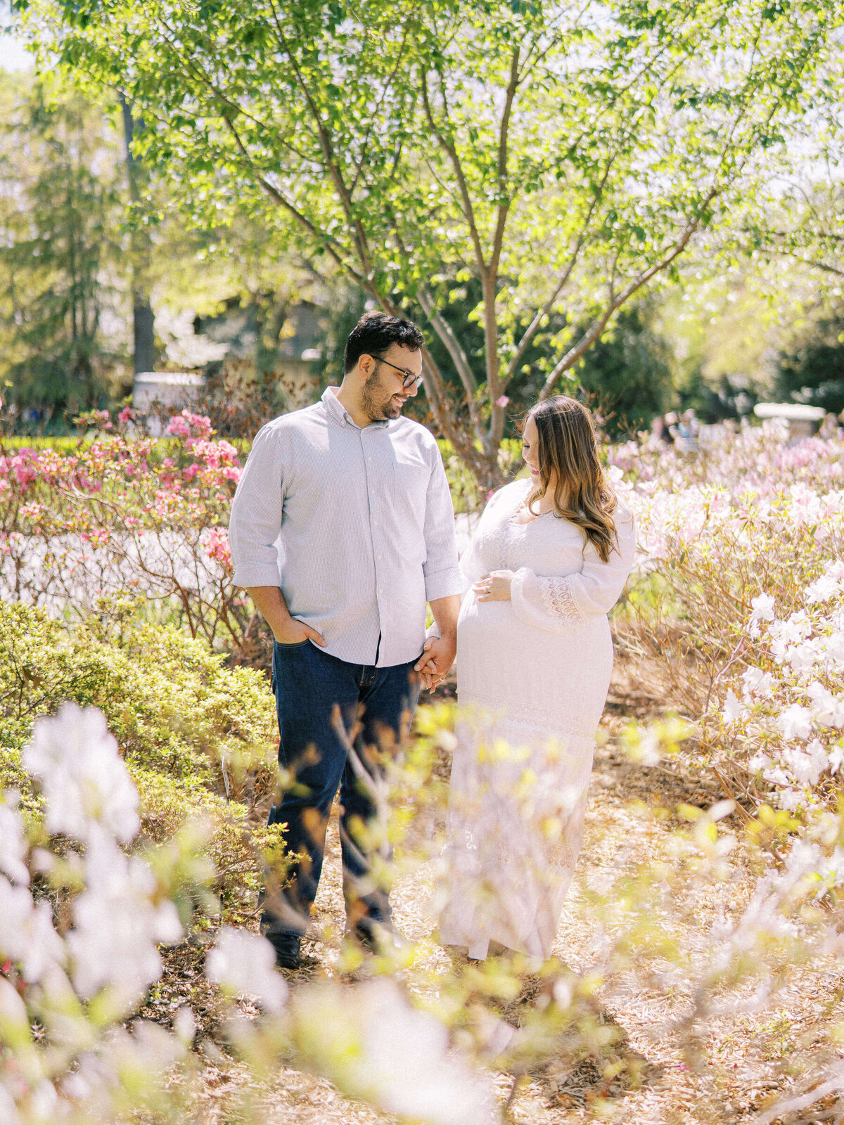01 Dallas Arboretum Maternity Family Session Kate Panza Photography Kim and Nic