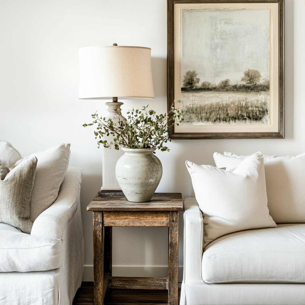kdurski_86694_a_rustic_farmhouse_accent_table_with_plant_and_la_fe26eb22-ac81-4f13-9f6c-1aaf53d39f9e