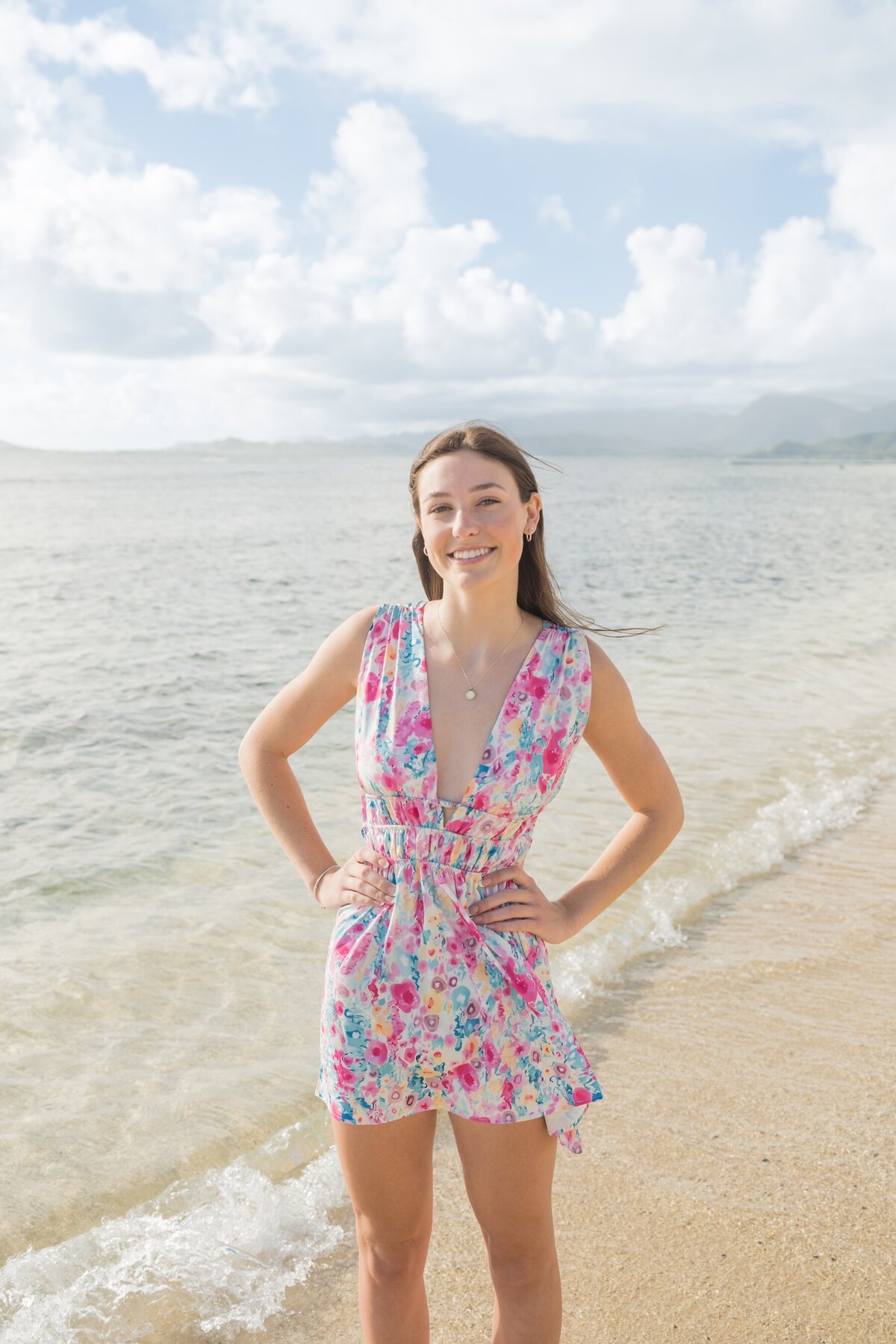 Outdoor senior portraits on Oahu