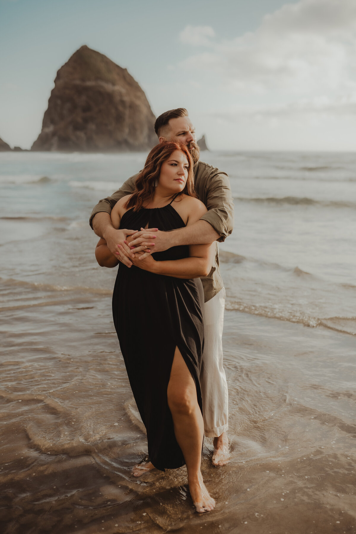 ANNIVERSARY SESSION AT HAYSTACK ROCK