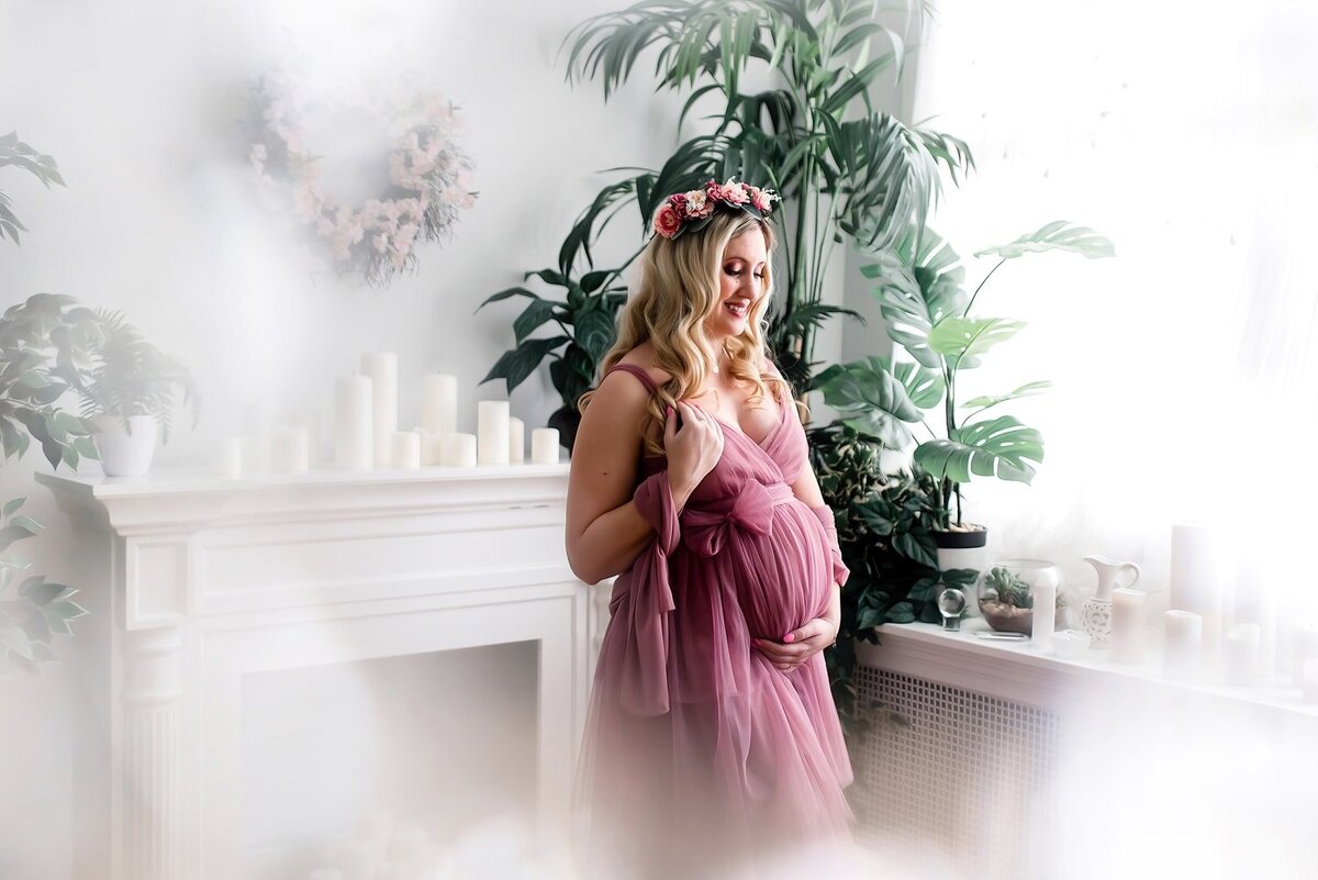 Vancouver Natural Light Studio Maternity Photography