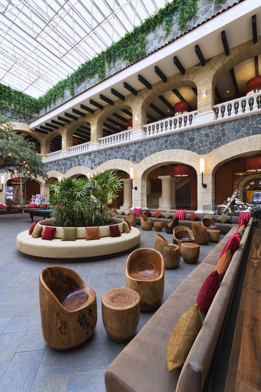 Hacienda Lobby Seating Area