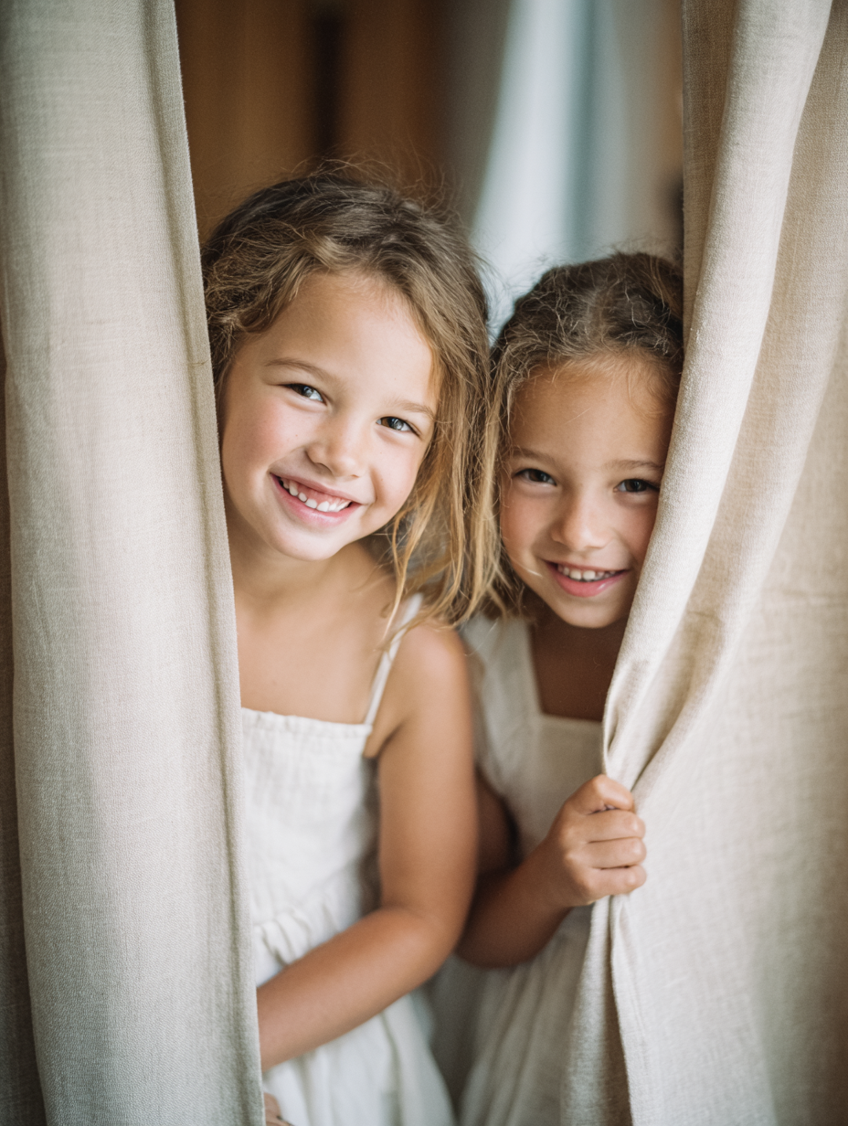 krista5123_flower_girls_peeking_from_behind_curtain_before_ai_10dec942-0e2a-47e3-8a0d-7201e01b3efc_0