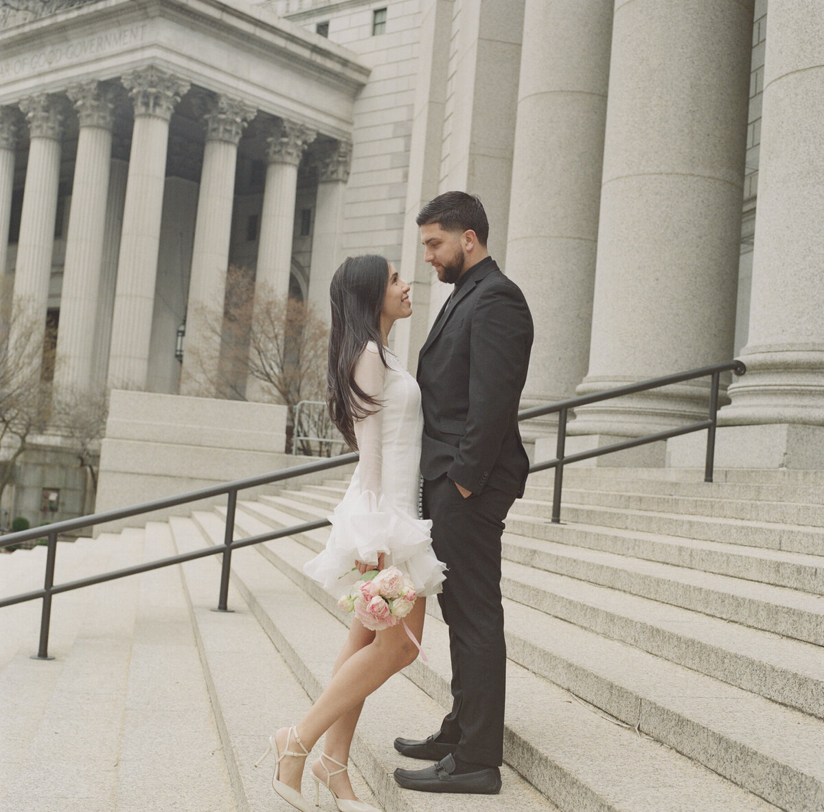 nyc analog portrait photographer, nyc elopement photography, film photographer in nyc, new york city analog photography