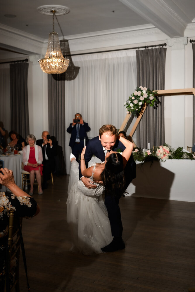 First Dance Dip at Walper Hotel Kitchener