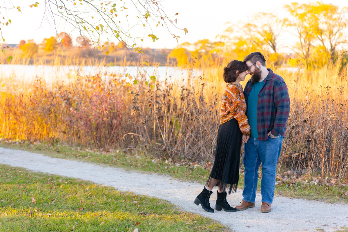 Saralyn & Andrew Engagement Session, 10-29-22, Glenview Park District, IL, Maira Ochoa Photography -0703