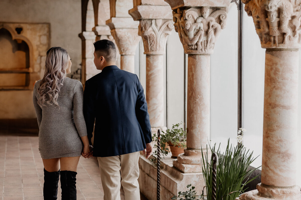 Engagement Photos at The Cloisters, NYC