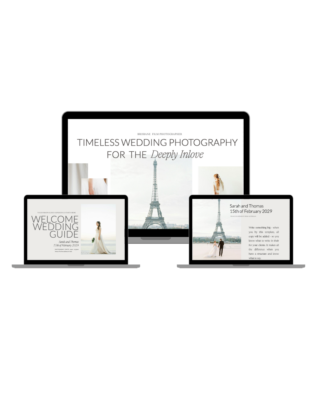 Beige and Brown Minimalist Laptop Mockup Instagram Post-8