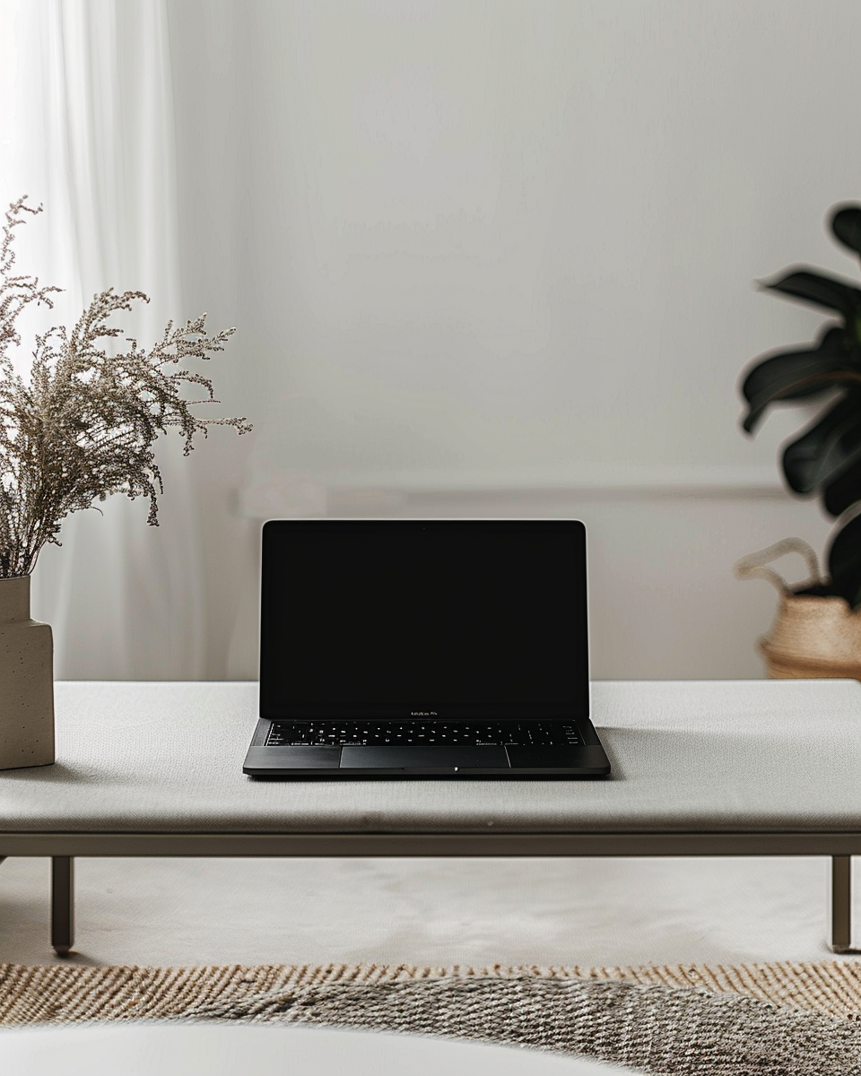 marga888_A_zoomed-in_shot_of_a_black_MacBook_on_a_cream-color_88c8442d-3342-4096-86a4-e8ffef7d8cab_0