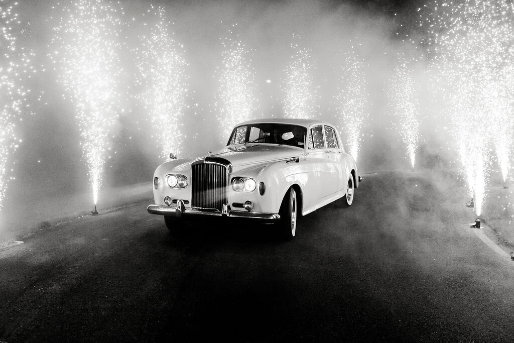 car fireworks